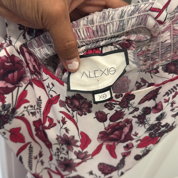 ALEXIS ZOFIA dress pink and white size XS. - Picture 6 of 8